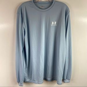 Men’s Under Armour Light Blue Dri-Fit Longsleeved Shirt Size Large